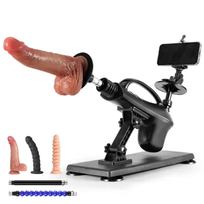 Fucking Machine Pour Femmes Avec 3 Pénis Vibrants