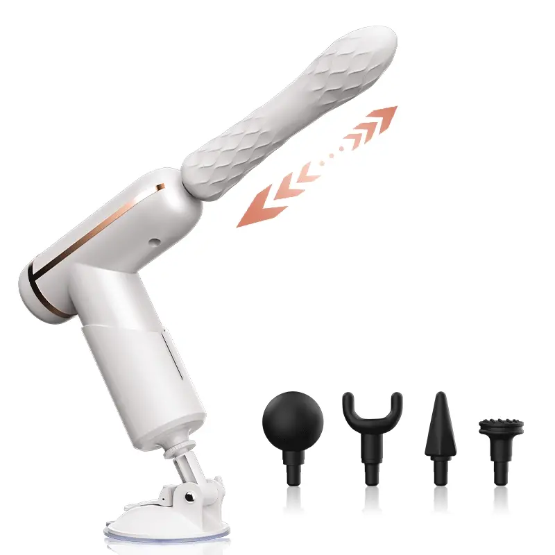 Fucking Machine Portable A mouvement De va-et-vient Avec 4 Têtes Ae Massage