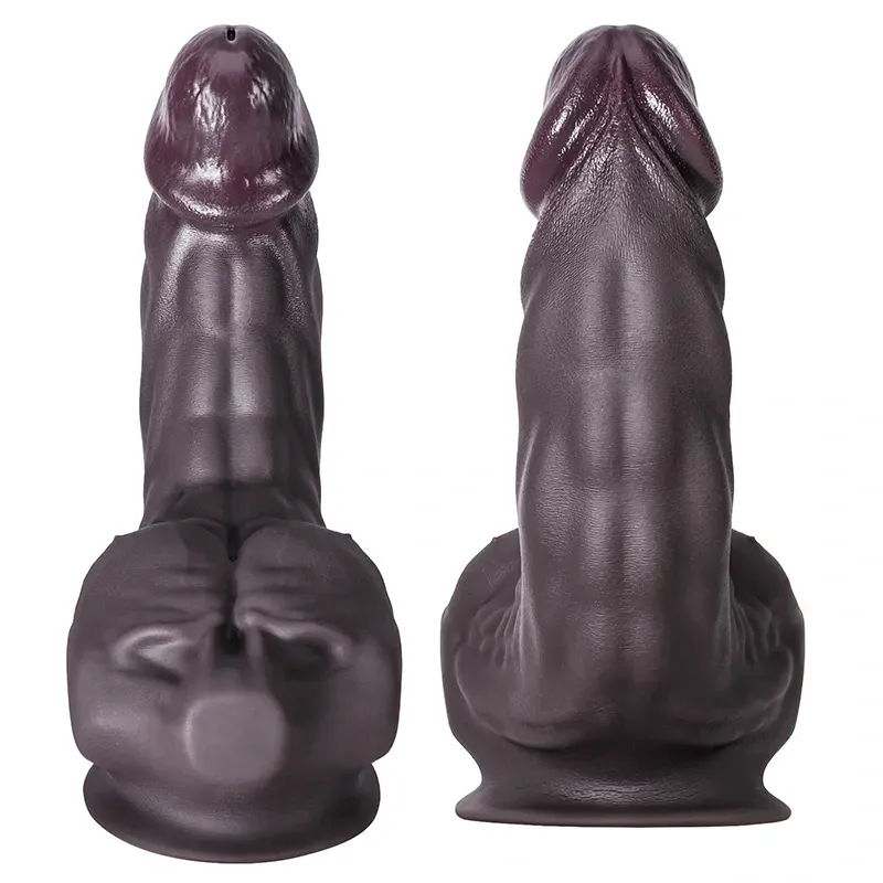 Gode Réaliste En Silicone Tan Avec Grands Pectoraux Stimulation Du G-spot 18-26 cm