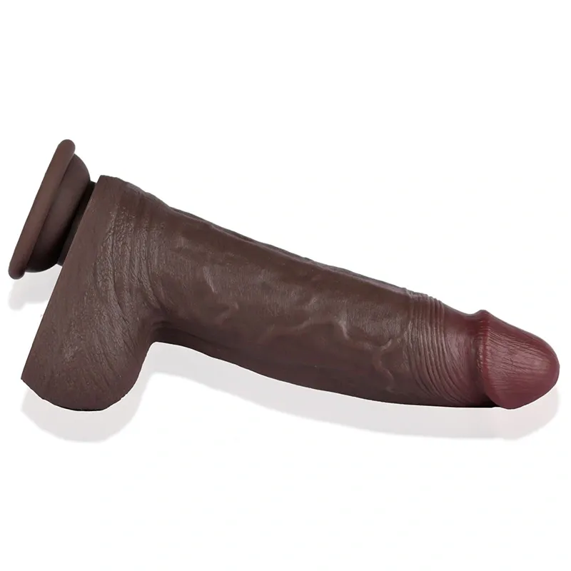 Gode Réaliste En Silicone Pour Débutants De 23 cm