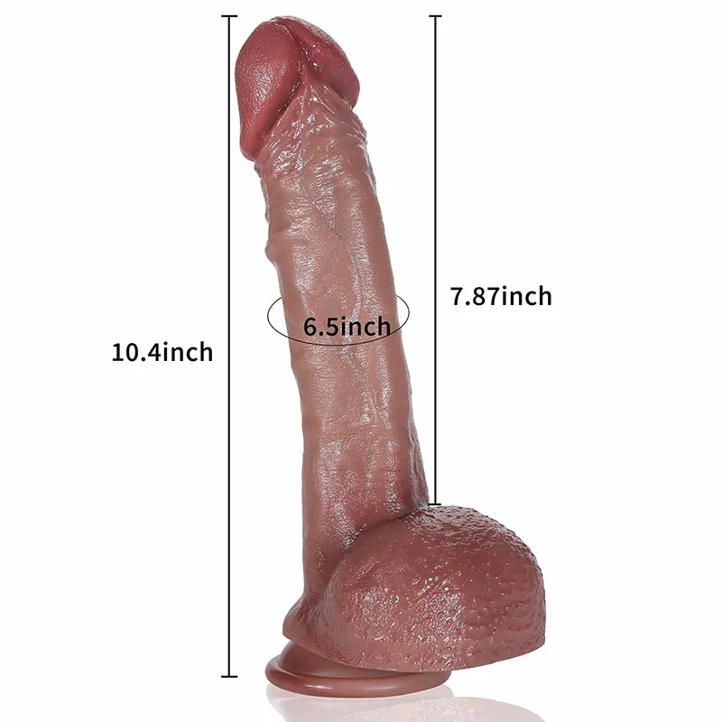 Gode Réaliste Avec Grosses Testicules De 26 cm