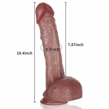 Gode Réaliste Avec Grosses Testicules De 26 cm