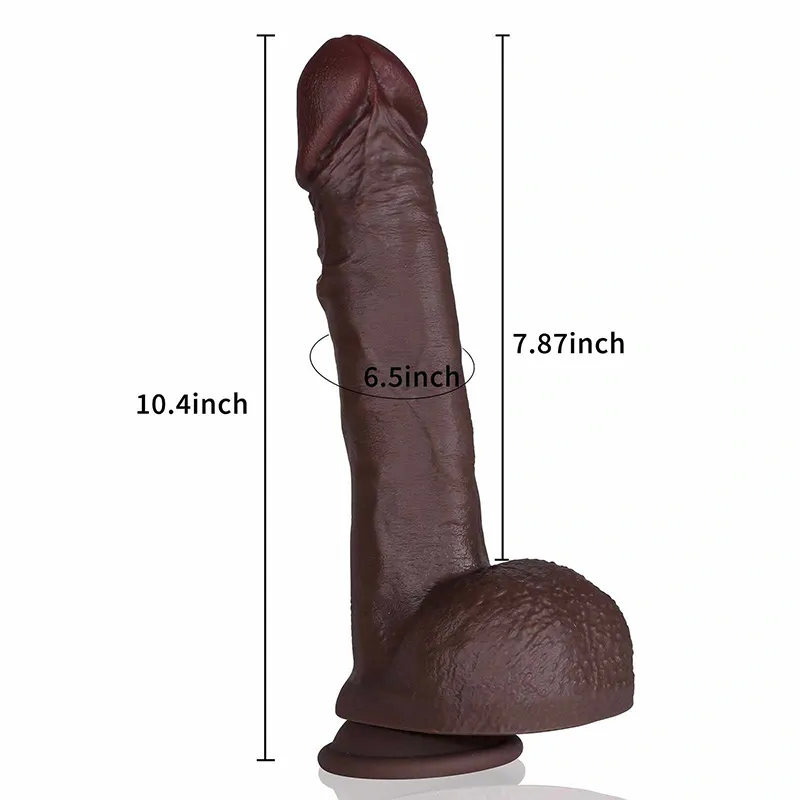 Gode Réaliste Avec Grosses Testicules De 26 cm