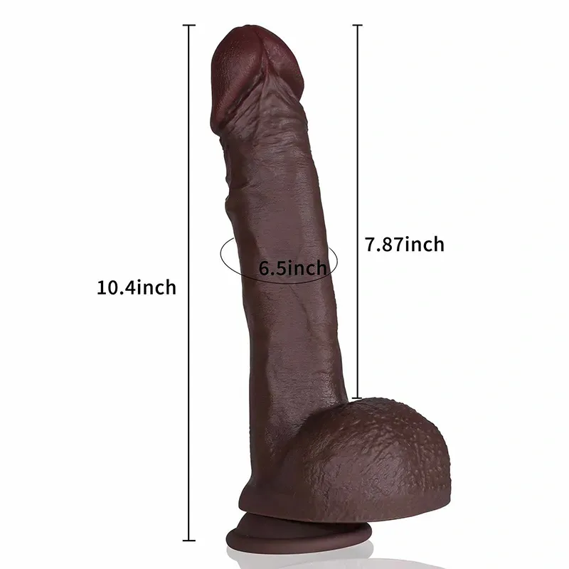 Gode Réaliste Avec Grosses Testicules De 26 cm
