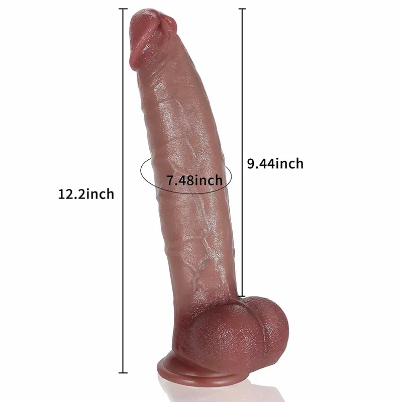 Gode Réaliste En Silicone Énorme De 31 cm