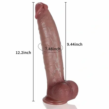 Gode Réaliste En Silicone Énorme De 31 cm
