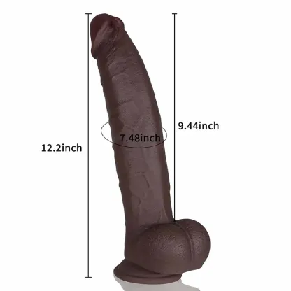 Gode Réaliste En Silicone Énorme De 31 cm