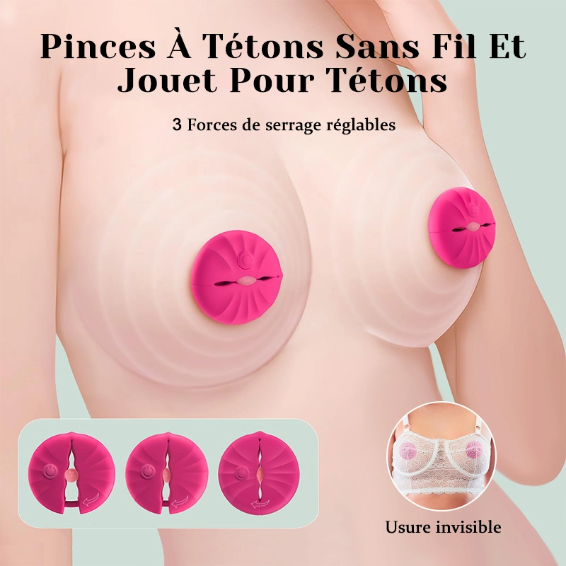 Pinces À Teton Invisibles | 10 Modes De Vibration Pour Un Plaisir Ultime !