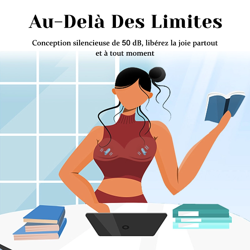 Pinces À Sein Avec 10 Modes De Vibration