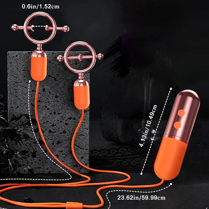 Vibromasseur De Tétons Ajustable Avec 9 Modes