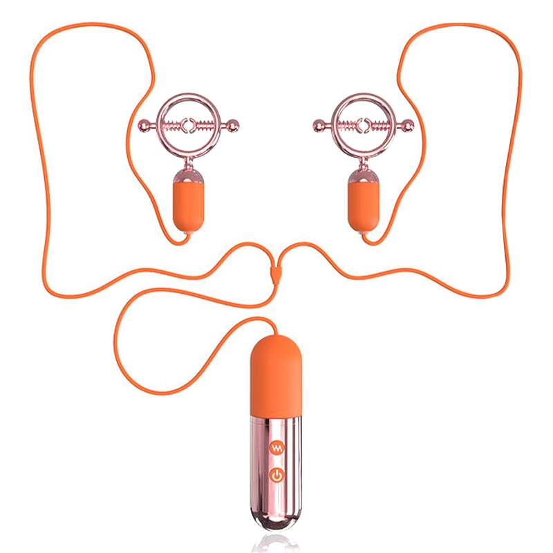 Vibromasseur De Tétons Ajustable Avec 9 Modes