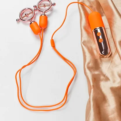 Vibromasseur De Tétons Ajustable Avec 9 Modes