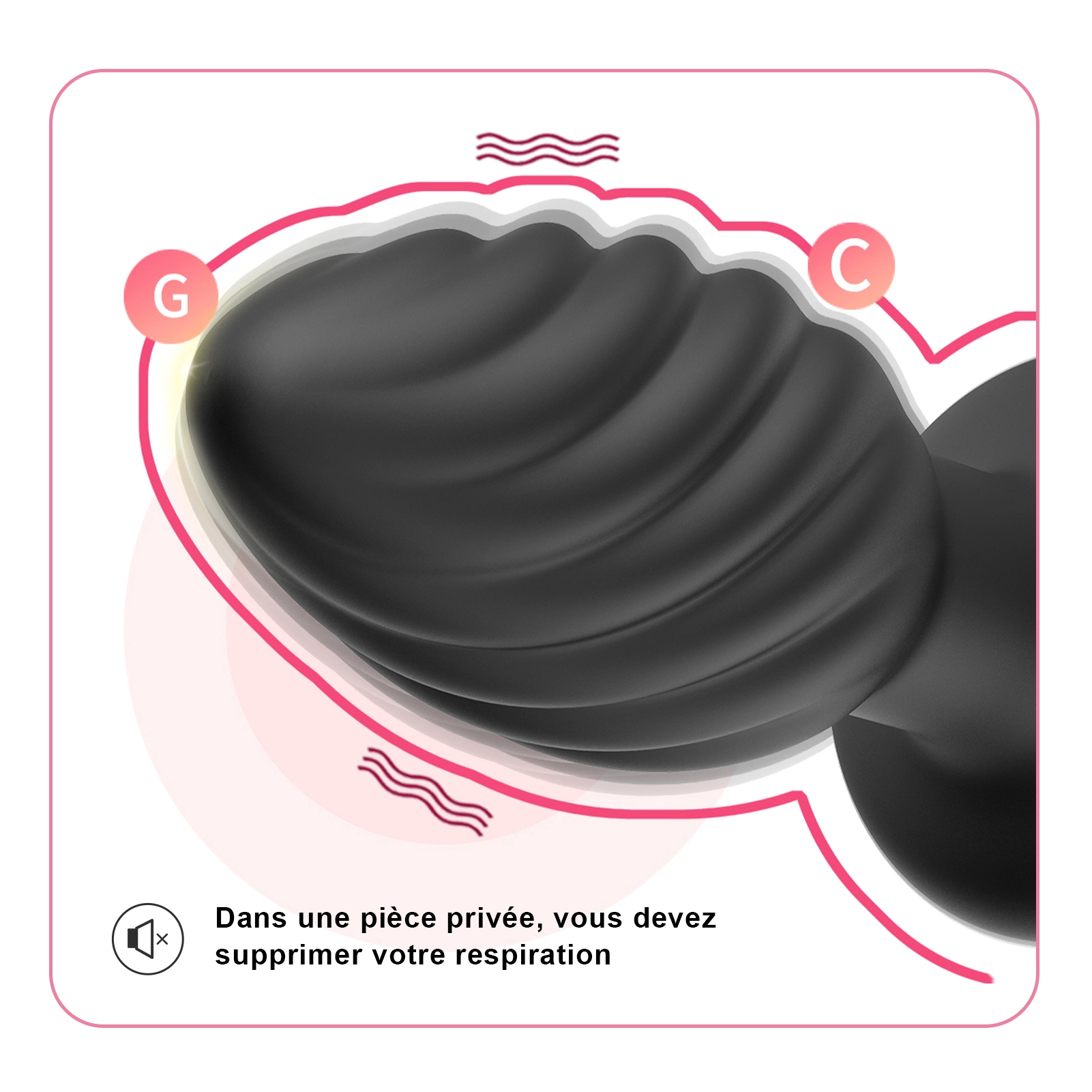 Plug Anal En Silicone Avec 10 Modes De Vibration 