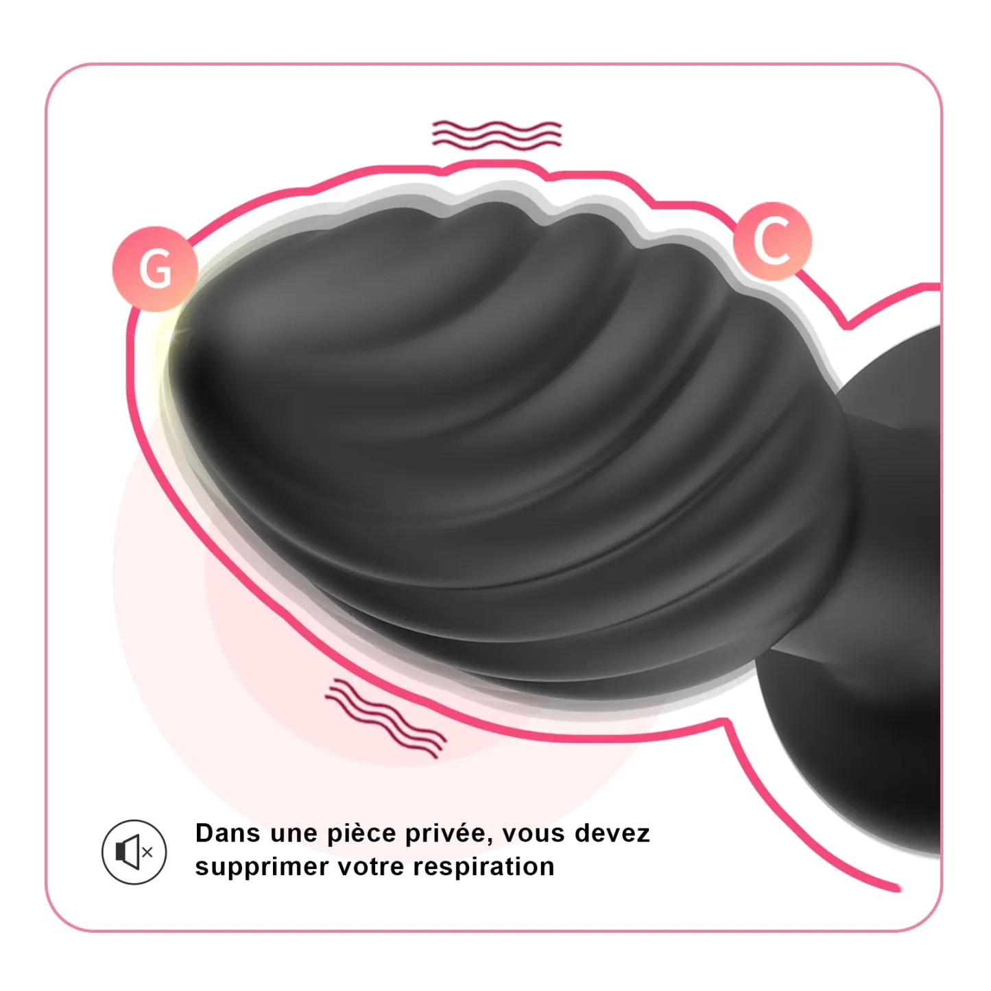 Plug Anal En Silicone Avec 10 Modes De Vibration 