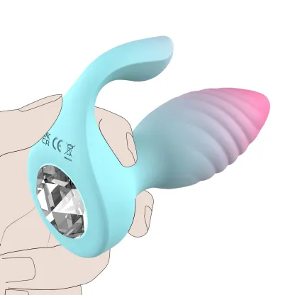 Plug Anal 2IN1 Avec Vibration Et Stimulation Clitoridienne