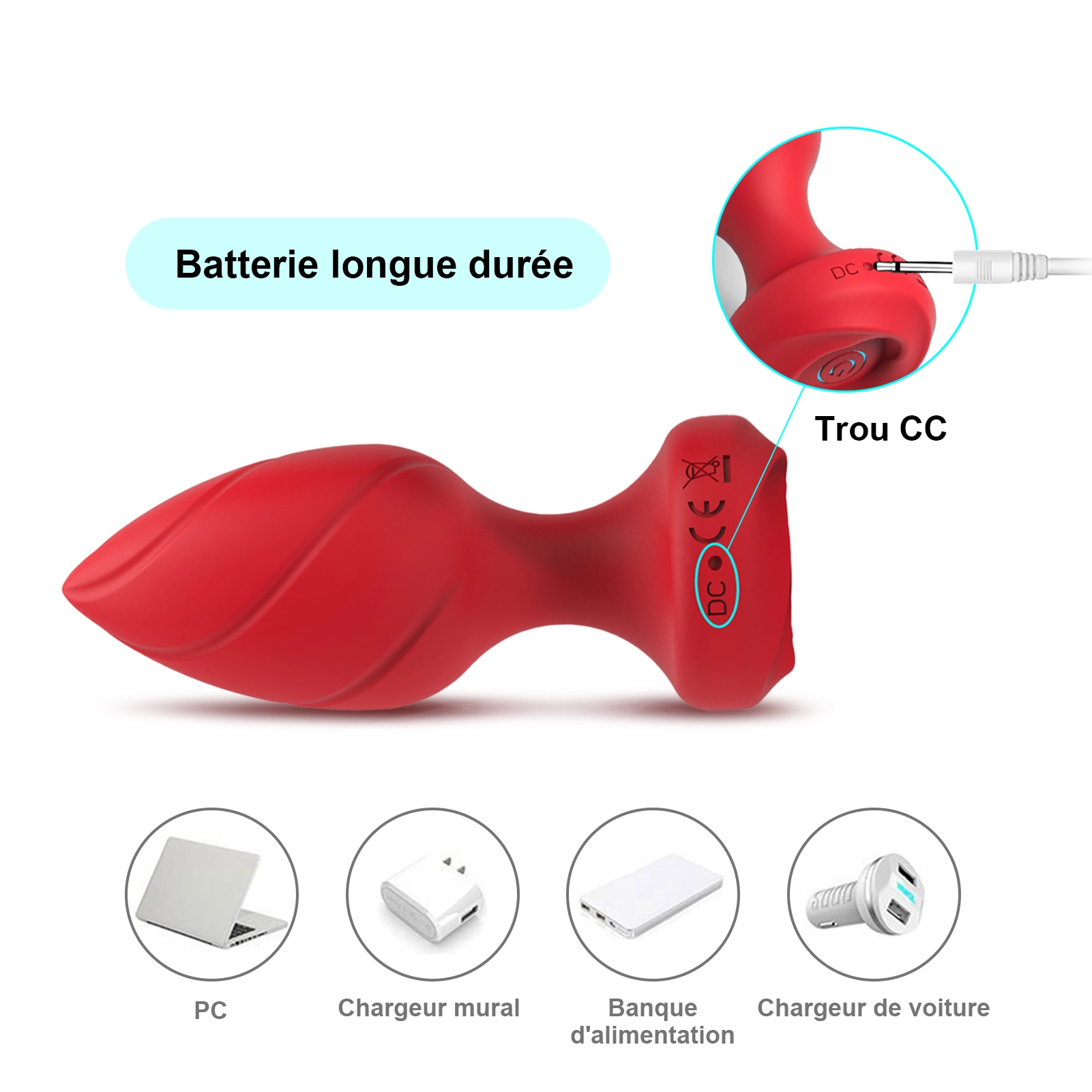 Ensemble De 4 Plug Anal Vibrant