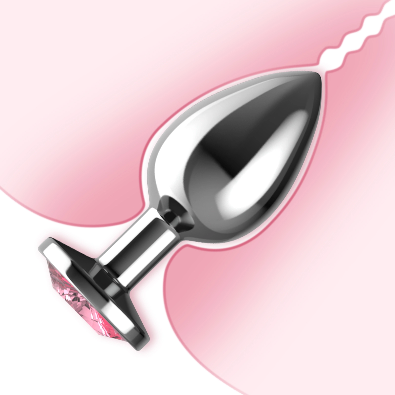 Ensemble De 3 Jouets Plug Anal En Métal De Luxe