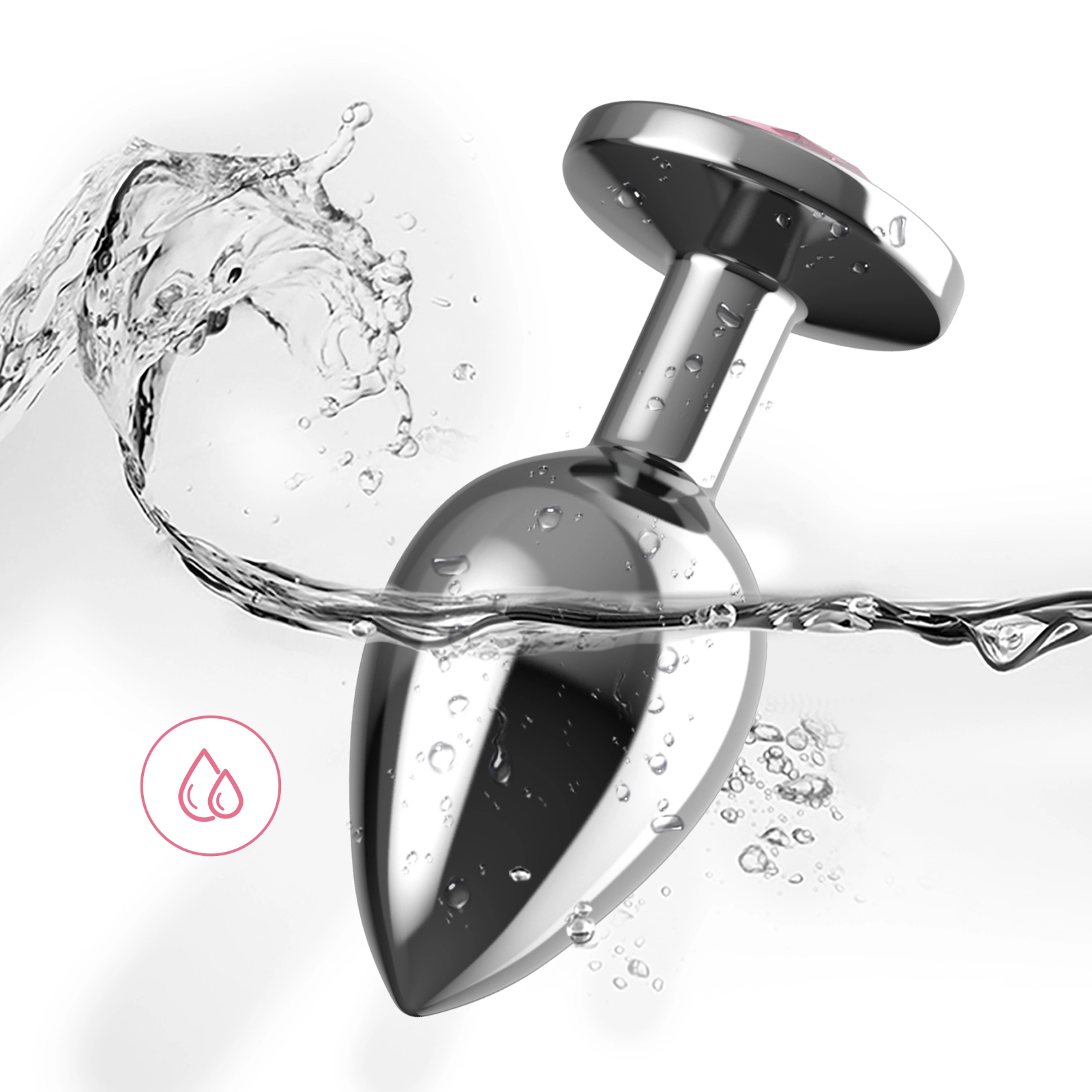 Ensemble De 3 Jouets Plug Anal En Métal De Luxe