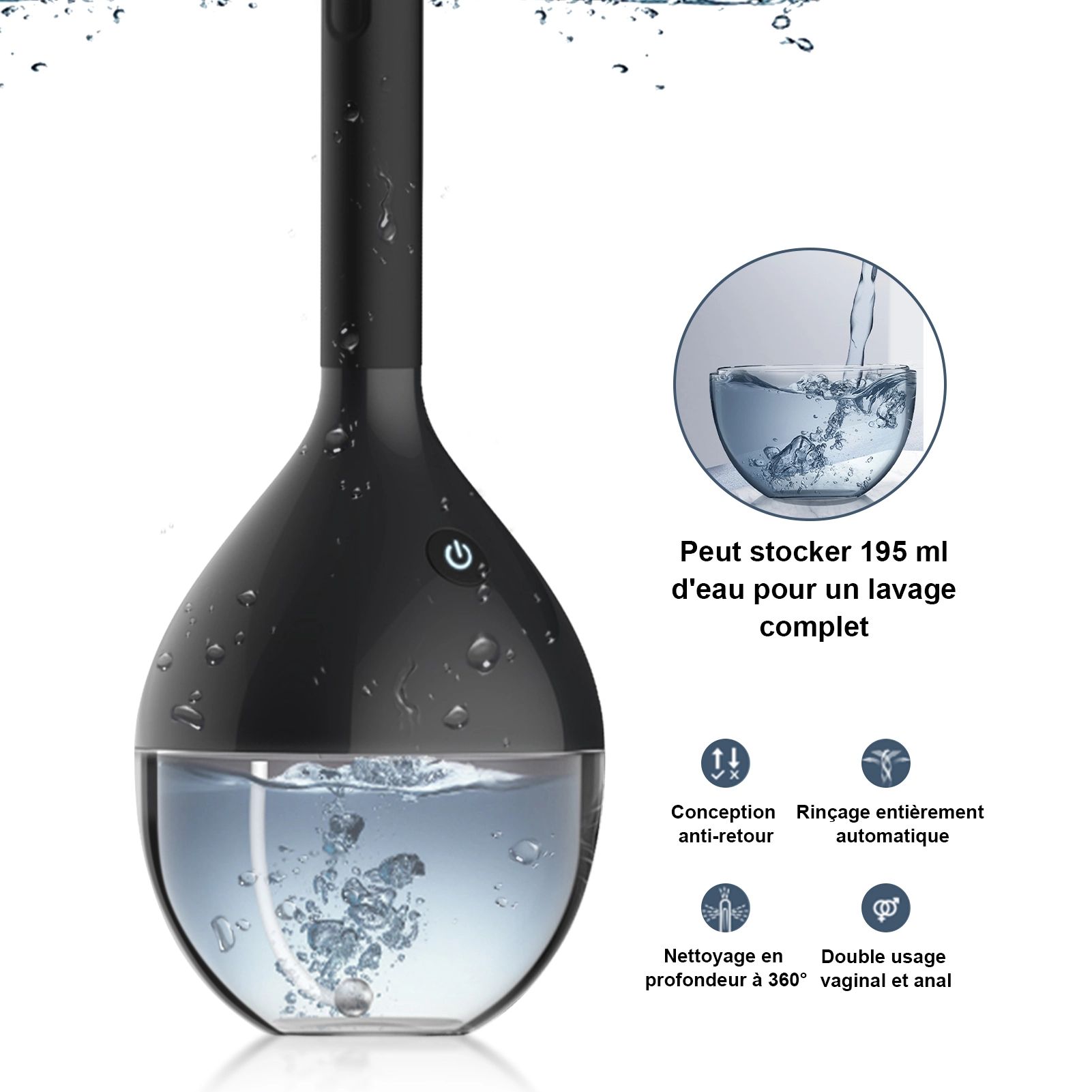 Poire a Lavement Silicone à 5 Trous