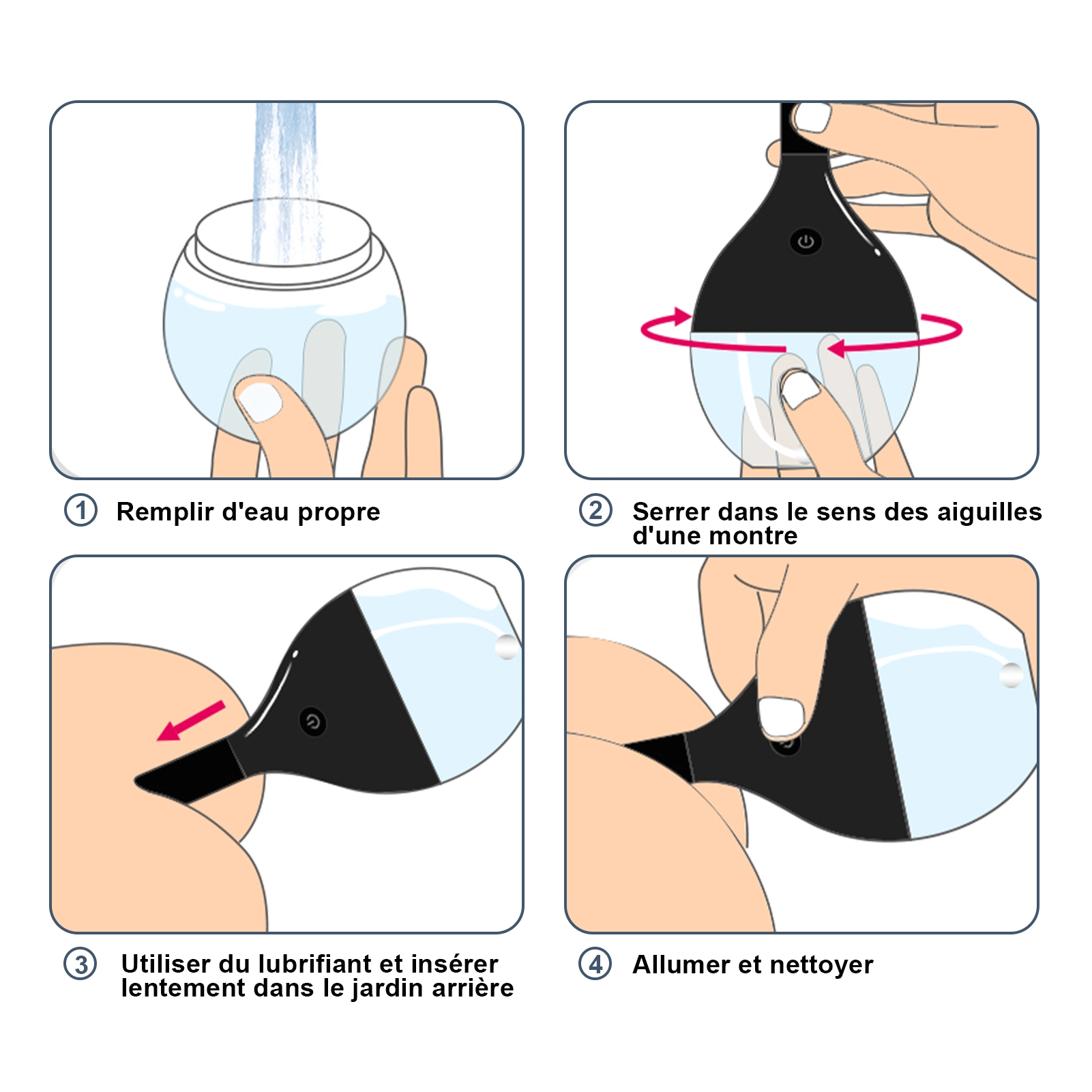 Poire a Lavement Silicone à 5 Trous