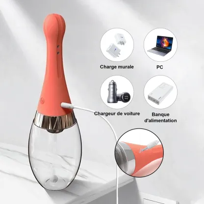 Enema En Silicone Automatique Avec 3 Fréquences