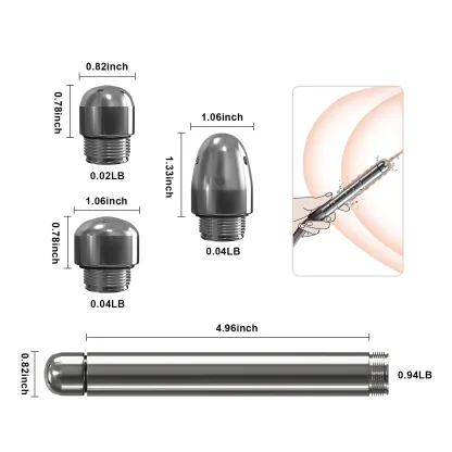 Nettoyeur Poire Lavement En Aluminium à 3 Têtes
