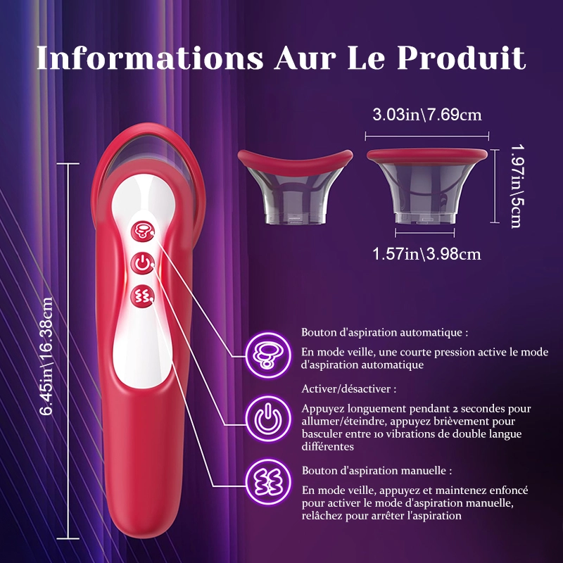 Aspire Tétons 2-En-1 & Masseur Clitoridien