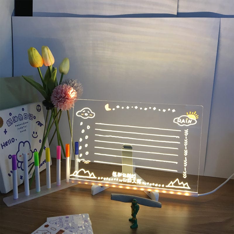 💝Perfect Christmas Gifts For Your Kids💝Glowy Drawing Set with 7 Pens