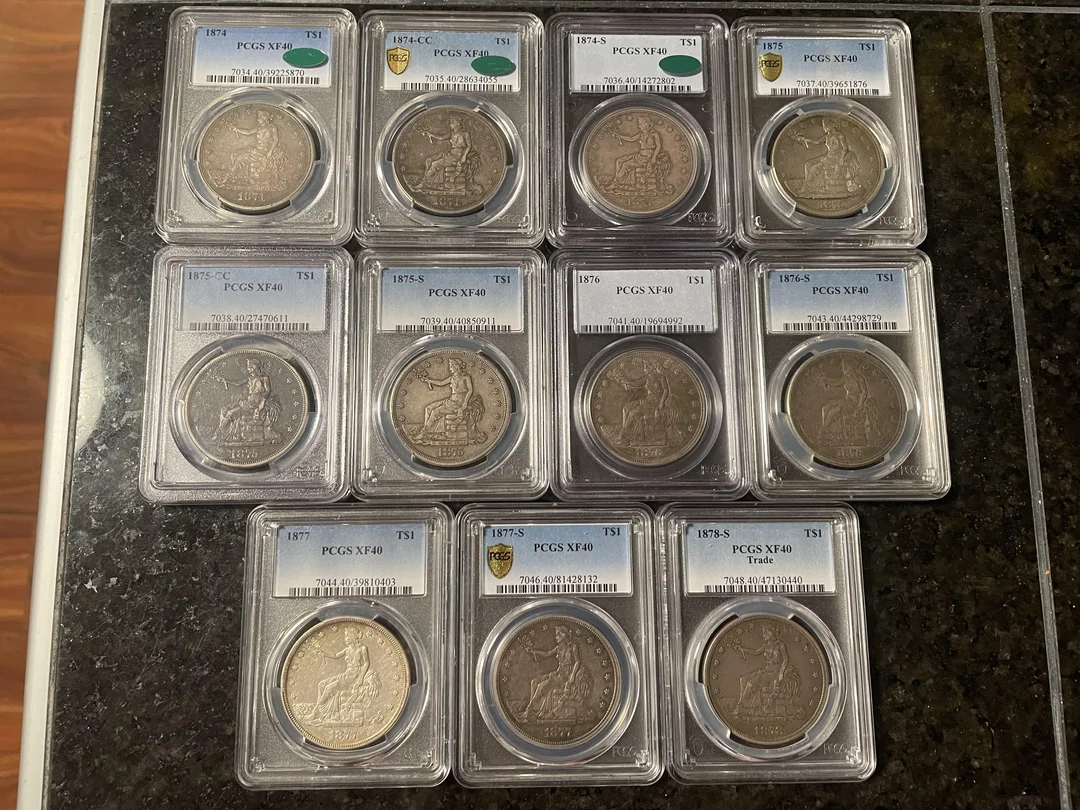 Sold out soon!!! ⏰1873-1885-S Trade Dollars