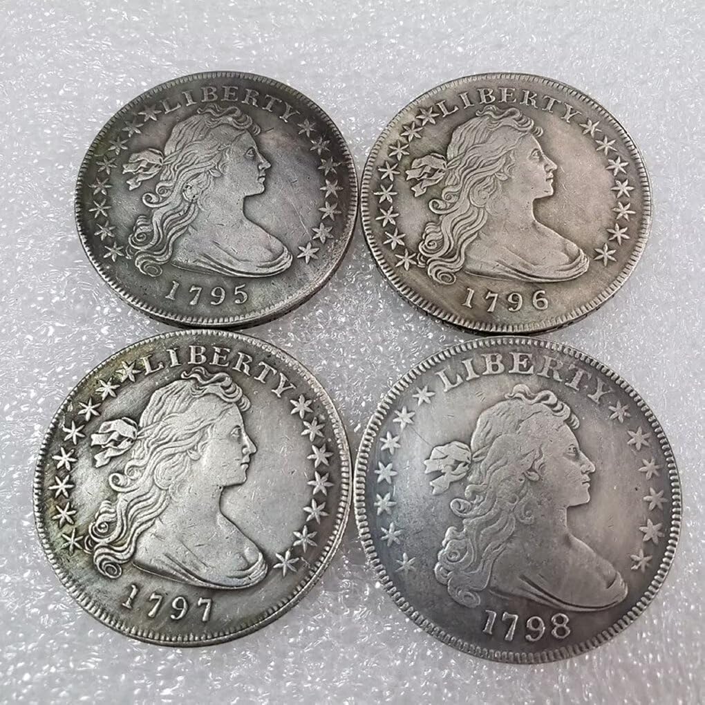 💥Last 12 sets‼️🪙The Complete Set Of 1794-1804 Liberty Flowing Hair Silver Dollar(11Pcs)