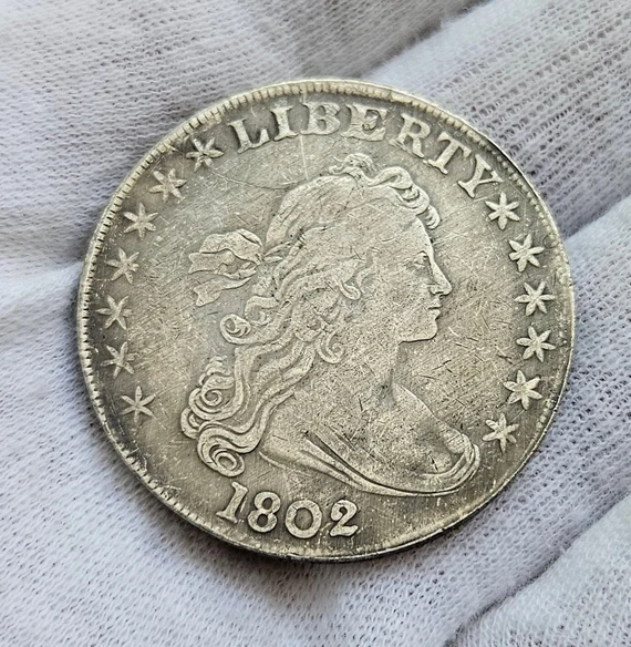 💥Last 12 sets‼️🪙The Complete Set Of 1794-1804 Liberty Flowing Hair Silver Dollar(11Pcs)