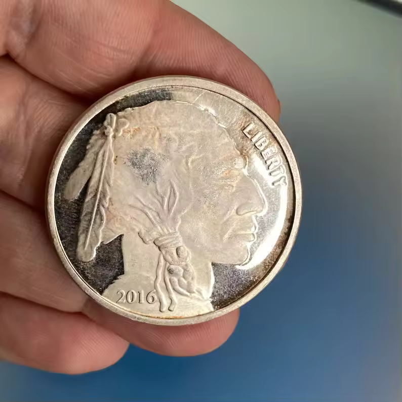 2023 American Silver Buffalo 1 oz $50 - BU Coin