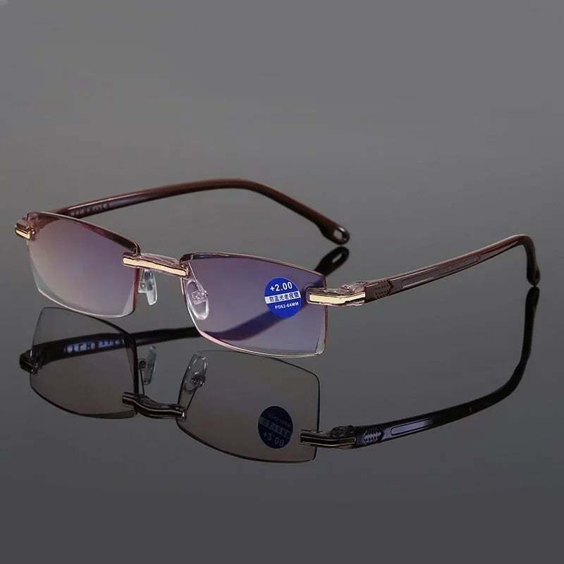🔥Christmas Sale🔥New Sapphire high hardness anti-blue Dual-Use Reading Glasses✨🔥🔥