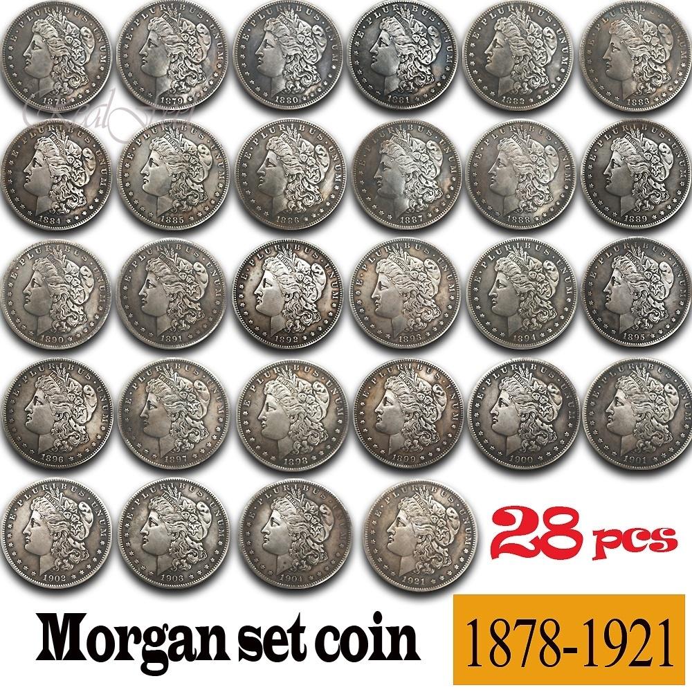🔥Last Day 60% OFF-🔥【Complete Set】Morgan Silver Dollar Coin (1878-1921, XF)