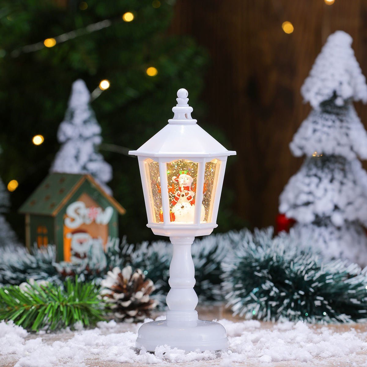 🎅🏻Early Xmas Sale 50%OFF🎅🏻 Christmas Table Lamp Snow Globe ❄️