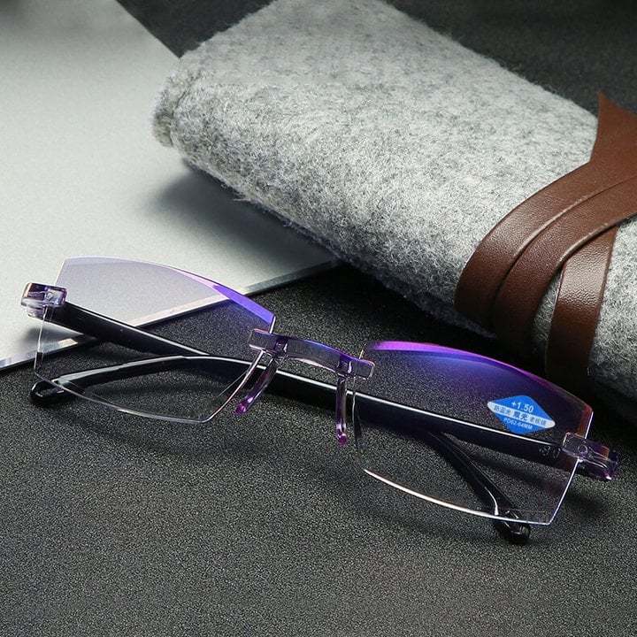 🔥Christmas Sale🔥New Sapphire high hardness anti-blue Dual-Use Reading Glasses✨🔥🔥