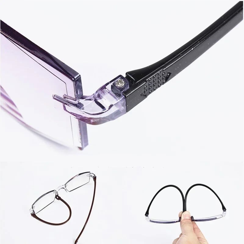 🔥Christmas Sale🔥New Sapphire high hardness anti-blue Dual-Use Reading Glasses✨🔥🔥