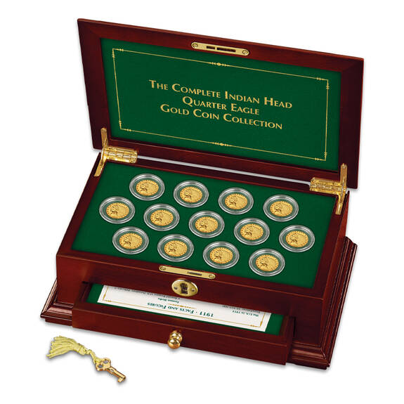 1908-1929 Indian Head $2.5 Gold Coin Fine Uncirculated Limited Edition