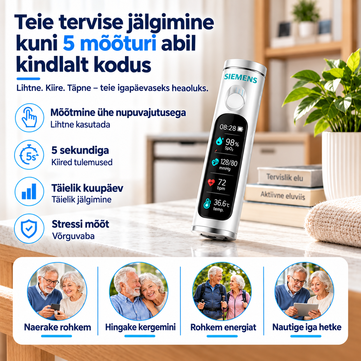 ✅ 2027. aasta uusim meditsiinitehnoloogiline uuendus: mitteinvasiivne intelligentne veresuhkrumõõtja, mille täpsus on 99,9%