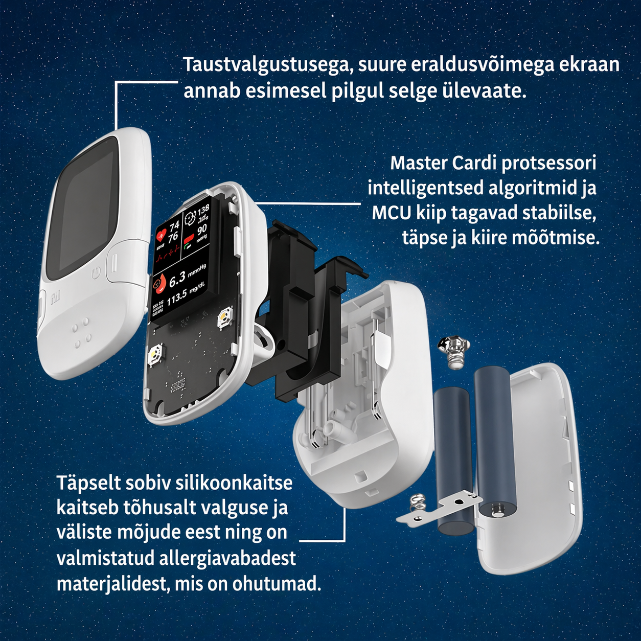 🎖️ Omron™ toob turule uue mitteinvasiivse nutika glükomeetri 🔥 Valmistatud USA-s 🔥