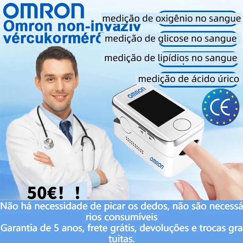 [Dovezené z Japonska] Vysoko presný neinvazívny glukomer Omron