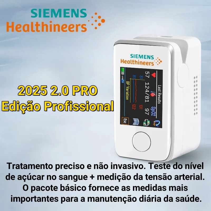 🌈Inovação tecnológica da investigação médica em 2025: Medidor de glicemia portátil, indolor e não invasivo da Siemens, a monitorização da saúde do açúcar no sangue nunca foi tão fácil!
