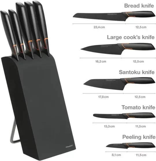 FISKARS EDGE ZESTAW NOŻY