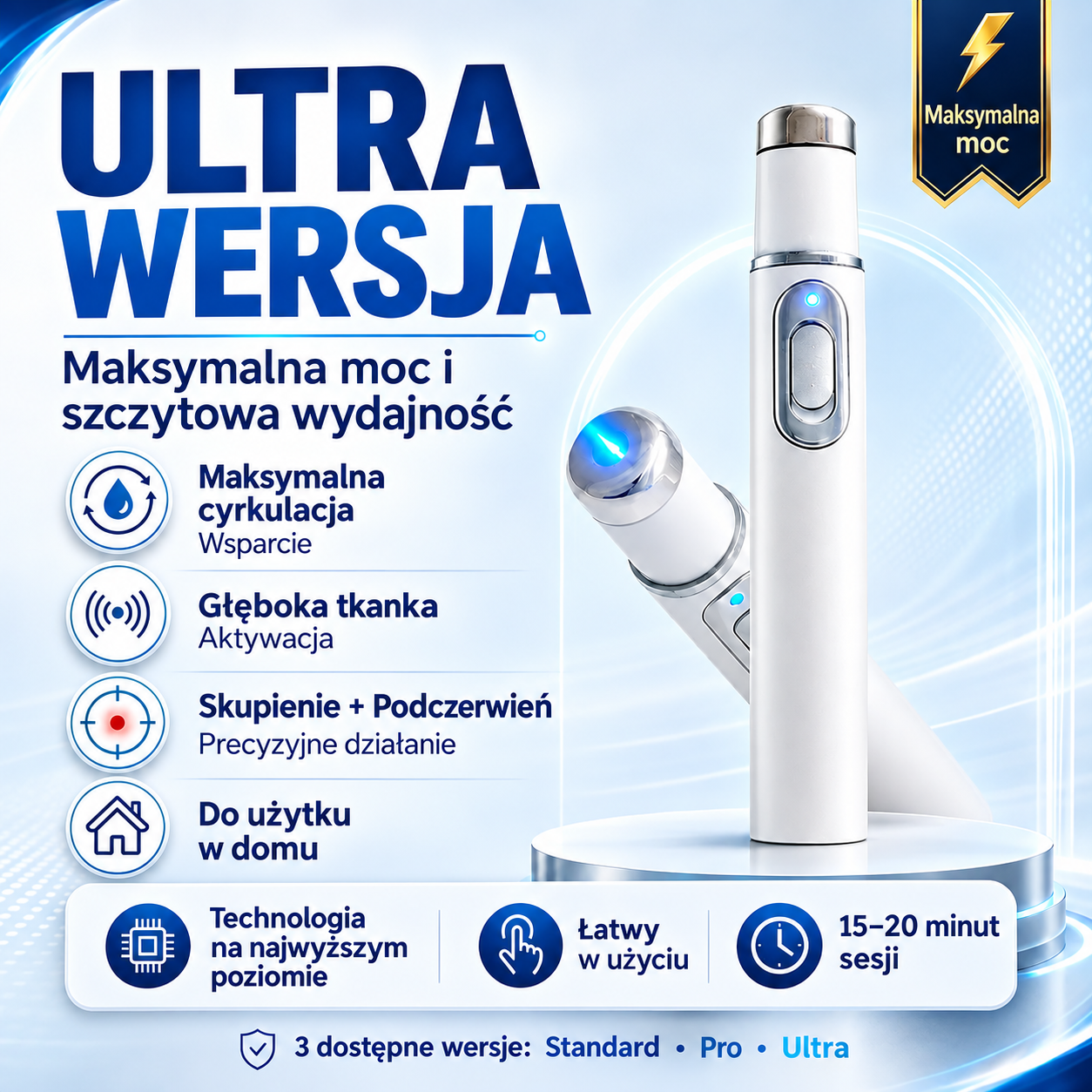 💙 A fejlett akusztikus lökéshullám-terápia   segíthet helyreállítani a péniszszövetek egészségét, javítani a merevséget, a teljesítményt és a férfi önbizalmat, miközben enyhíti a 💪 izomfájdalmat, a 🦴 ízületi merevséget és a 🦵 ínproblémák okozta kell