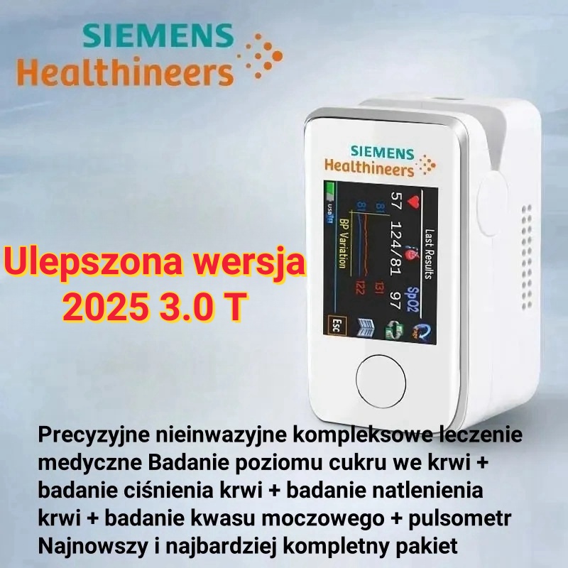 🌈2025 Innowacja w technologii badań medycznych: bezbolesny i nieinwazyjny przenośny glukometr firmy Siemens, monitorowanie poziomu cukru we krwi nigdy nie było tak proste!