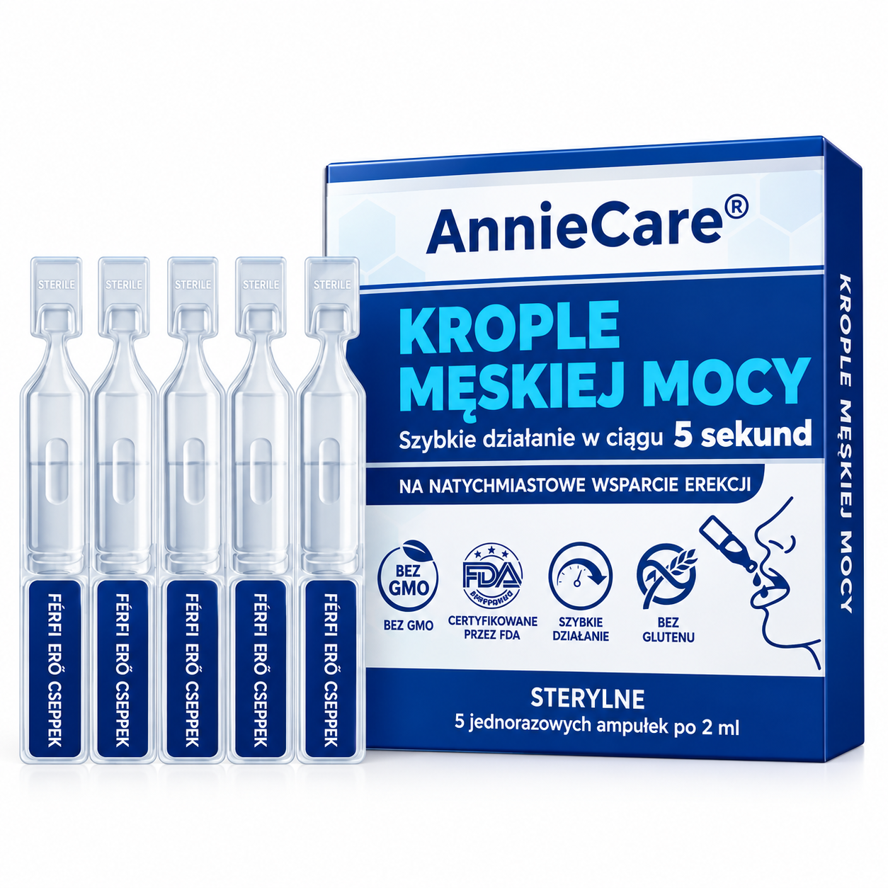 Anniecare® PRO – krople na męską witalność – Twój sekret w kieszeni