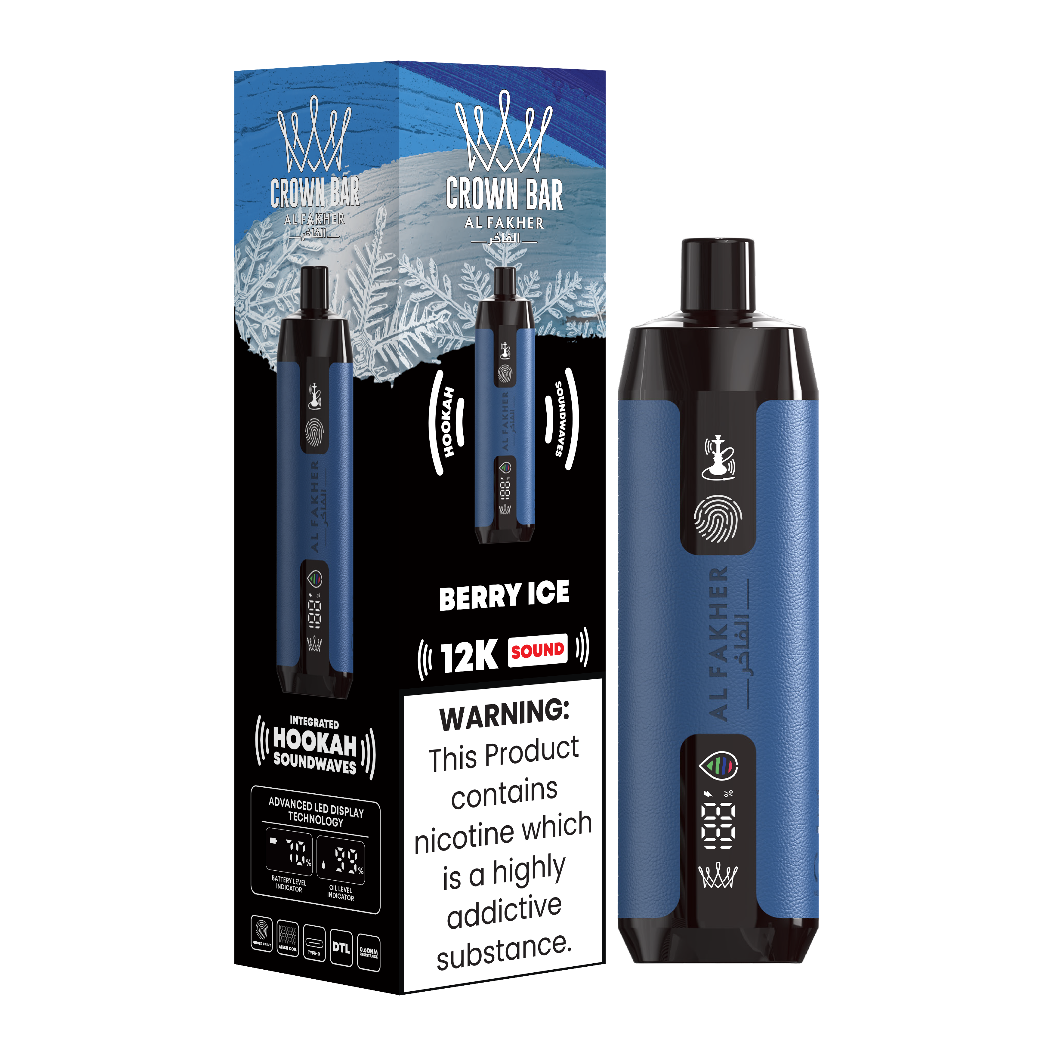 AL Fakher 12000 bułeczek Soundwaves- 10 smaków (🎁Kreatywne i zabawne)