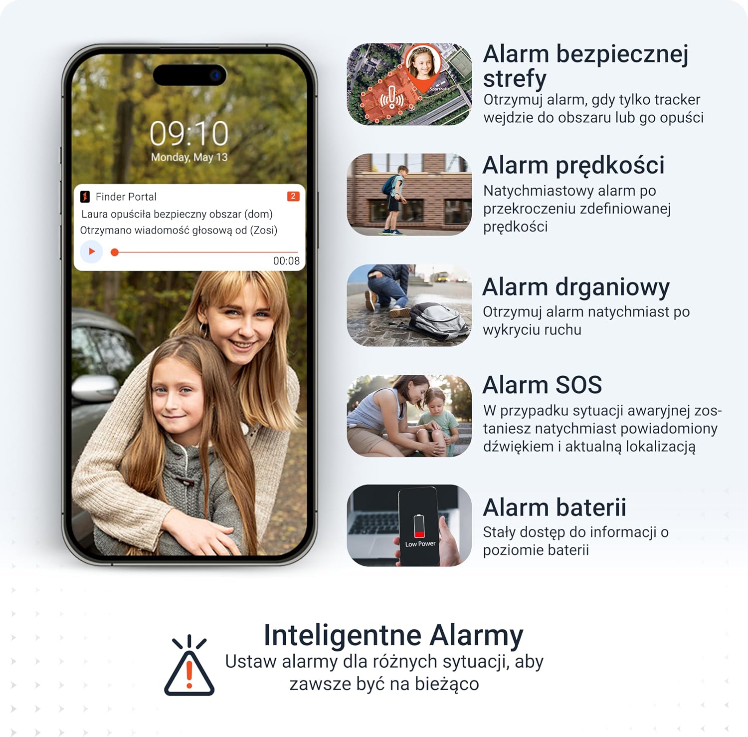 PAJ Easy Finder 4G, GPS Tracker Dla Dzieci, Seniorów i Osób z Demencją, Wiadomości Głosowe, Lokalizacja w Czasie Rzeczywistym, Przycisk SOS, 14 Dni Pracy Na Baterii, Mini Tracker