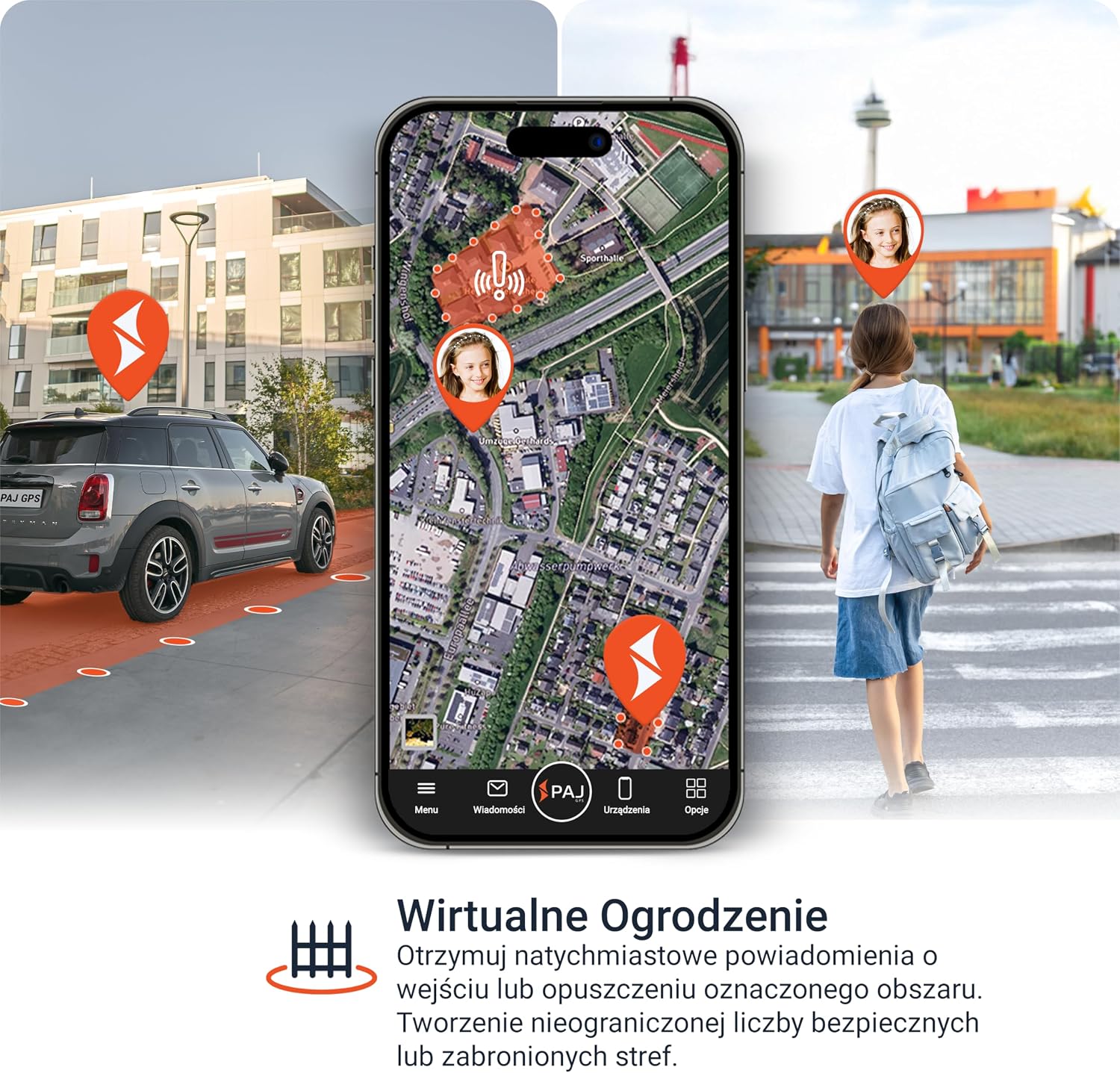 PAJ Easy Finder 4G, GPS Tracker Dla Dzieci, Seniorów i Osób z Demencją, Wiadomości Głosowe, Lokalizacja w Czasie Rzeczywistym, Przycisk SOS, 14 Dni Pracy Na Baterii, Mini Tracker
