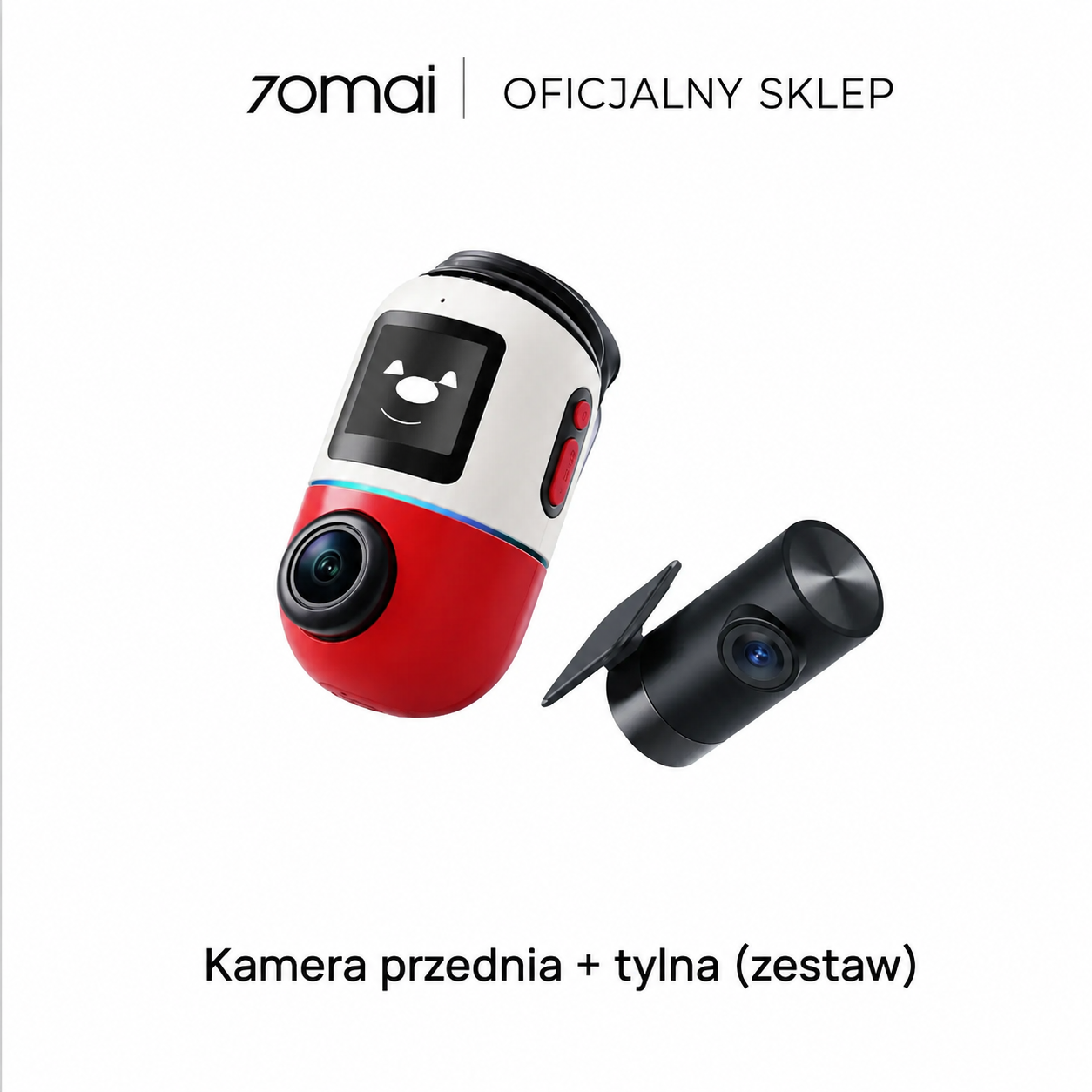 Kamera samochodowa 70mai Omni X800 360° o rozdzielczości 4K | Łączność 4G | Wykrywanie ruchu AI | Buforowane nagrywanie awaryjne